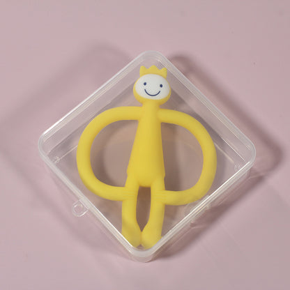 Crown Monkey Silicone Teething Toy for Baby 10