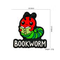 20Pcs Silicone Focal Beads Cartoon Caterpillar with Book Accessory 3