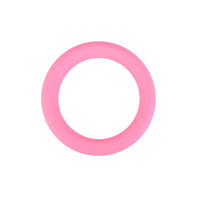65mm Silicone Beads Solid Color Round Rings 15