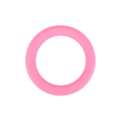 65mm Silicone Beads Solid Color Round Rings 15