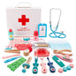Wooden Simulation Medicine Box Montessori Toys Educational Toy 5