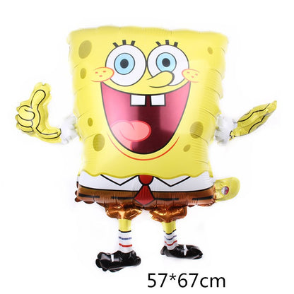 SpongeBob and Patrick Foil Balloons Party Decoration Set 5pcs 3
