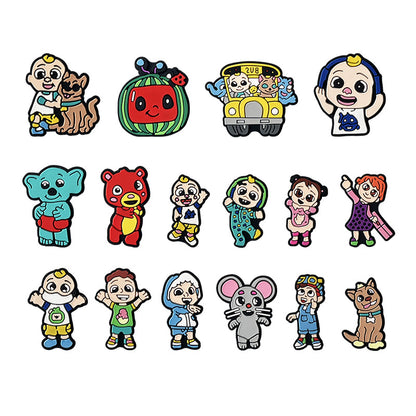 20Pcs Silicone Focal Beads Cartoon Characters Variety Set 2