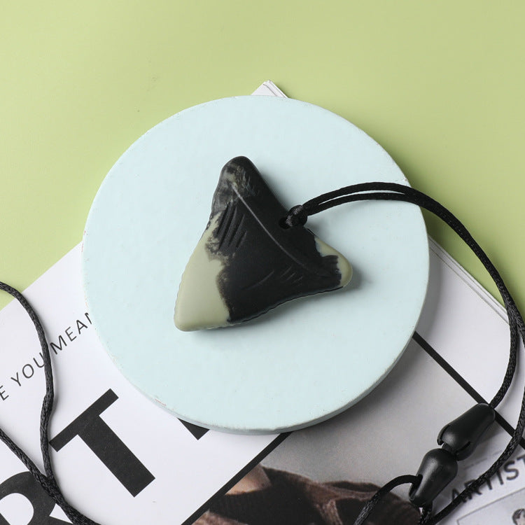 Silicone Baby Shark Teething Chew Necklace 4.9 x 5cm 16