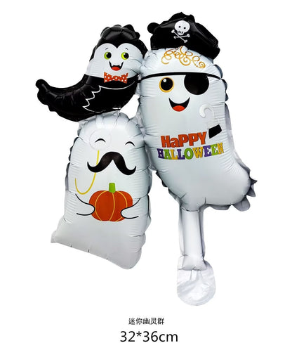 Mini Halloween Foil Balloons Party Decoration Set 5pcs 25