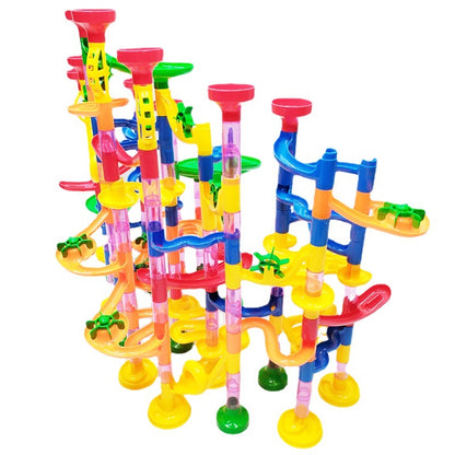 Plastic Marble Run Assembled Three-Dimensional Track Toy 24.5cm 3
