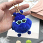 Small Monster Pom Pom Doll Keychain Plush Charm Accessory 13