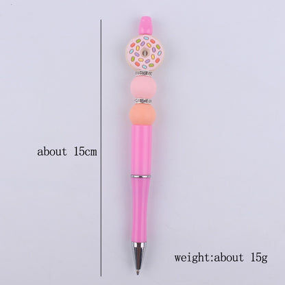 Fruit Silicone Beaded Pens Ballpoint Pens Handmade Office School Supplies 5