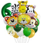Jungle Animals Foil Balloon Set Birthday Party Decoration 7