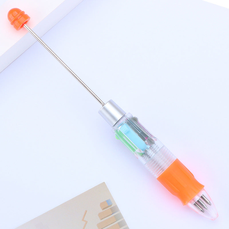 4-Color Beadable Pens DIY Craft Supplies Bullet Type 0.7mm 18