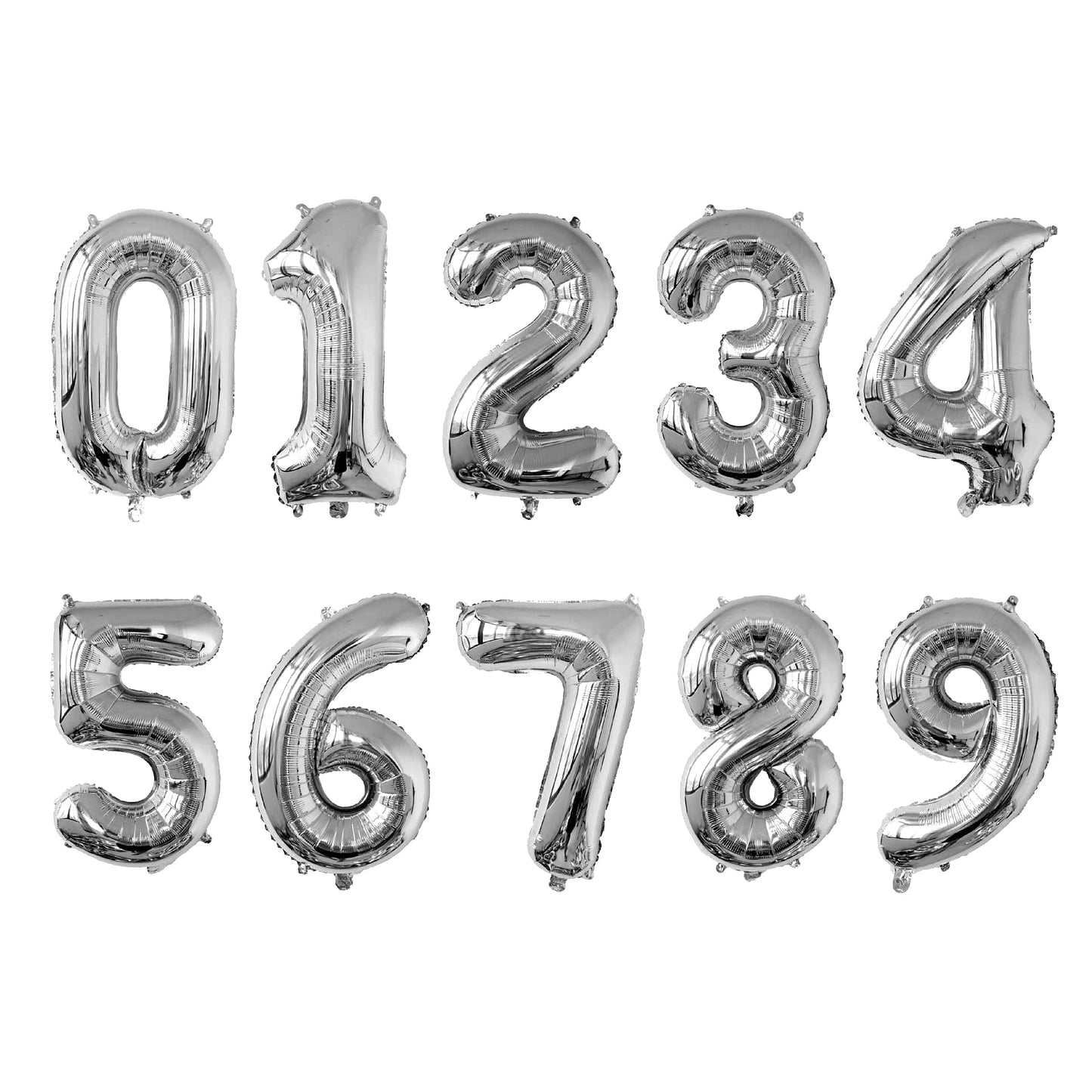32-Inch Number Foil Balloons Party Decoration 5pcs 2