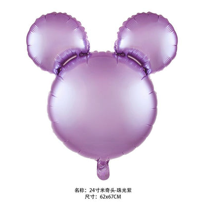 Mickey Head Foil Balloons Party Decoration 18 Inch and 24 Inch 50pcs 22