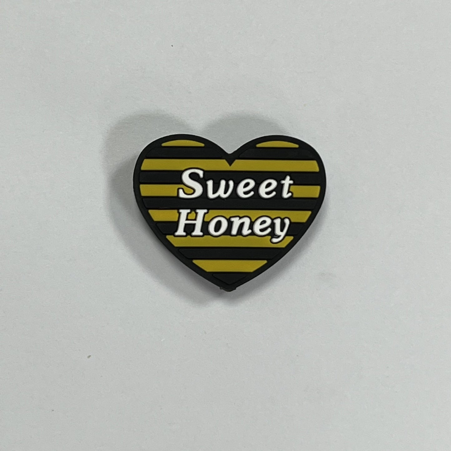20pcs Silicone Focal Beads Glow In The Dark Animal Bee With Printed Text 10