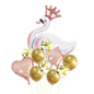 Swan Foil Balloon Set Valentine’s Day Proposal Party Decoration