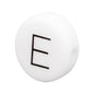 20pcs 12mm Silicone Letter Beads Alphabet Flat Round Single Letter 9