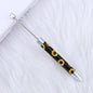 Long Printed Flag Sunflower Pattern Beadable Ballpoint Pens DIY Craft 16