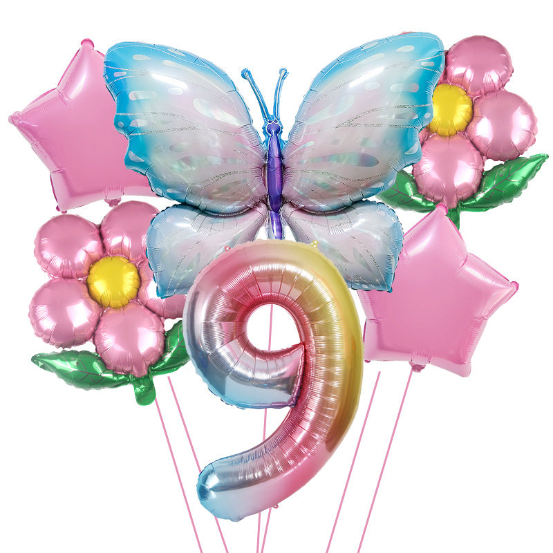 Butterfly Foil Balloon Set Birthday Party Decoration 40 Inch 29