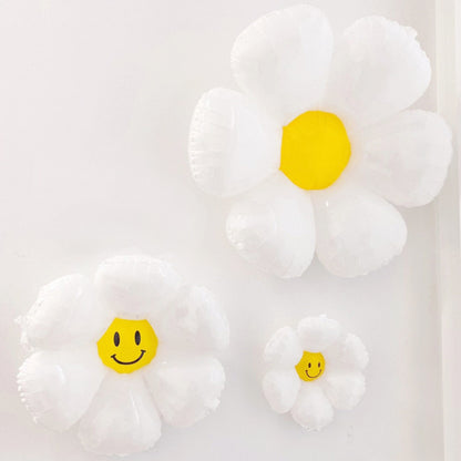 White Daisy Foil Balloons Party Decoration 50pcs 4