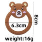 Animal Silicone Teething Toy Bear Giraffe Elephant for Baby 7