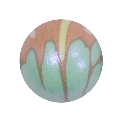 50pcs 15mm Color Reflect Changing Printed Silicone Beads 20