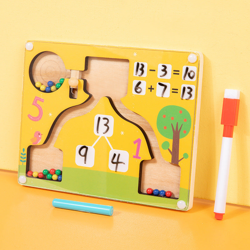 Wooden Magnetic Digital Arithmetic Montessori Toys Educational Toy 4