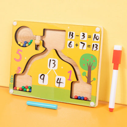 Wooden Magnetic Digital Arithmetic Montessori Toys Educational Toy 4