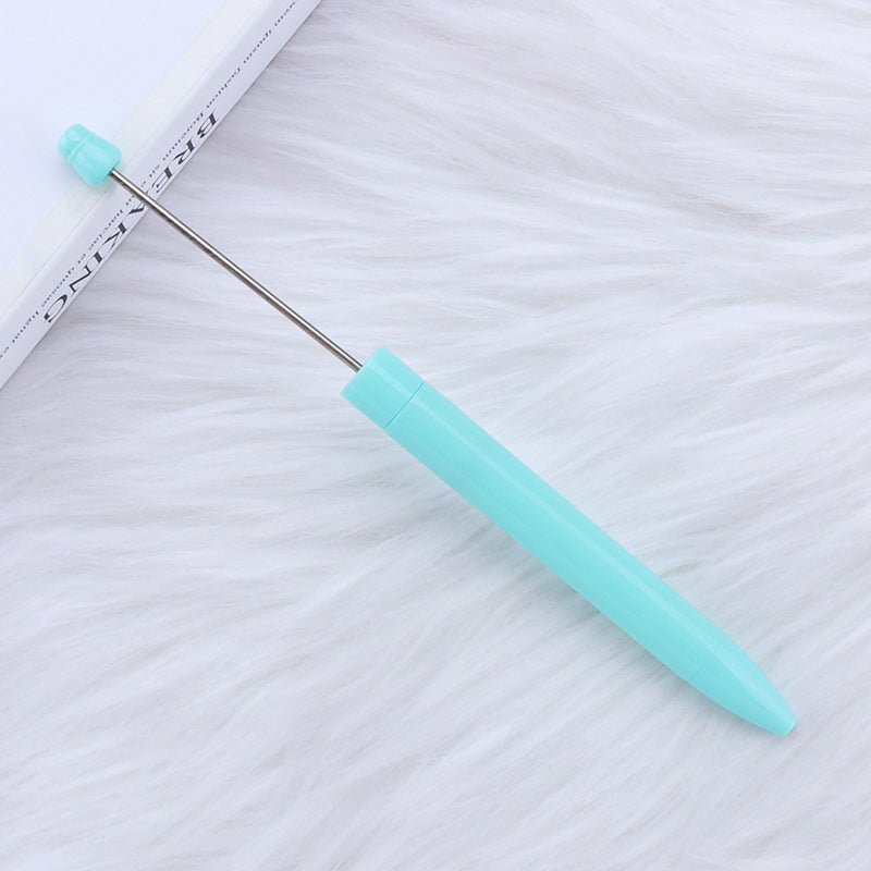 Long Creative Plastic Beadable Ballpoint Pens DIY Craft Supplies 12