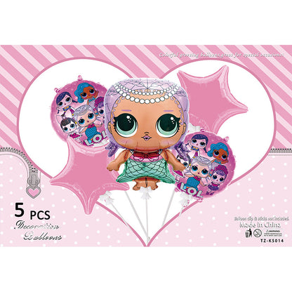 Mermaid Foil Balloon Set Kids Birthday Party Decoration 2 Sets 17