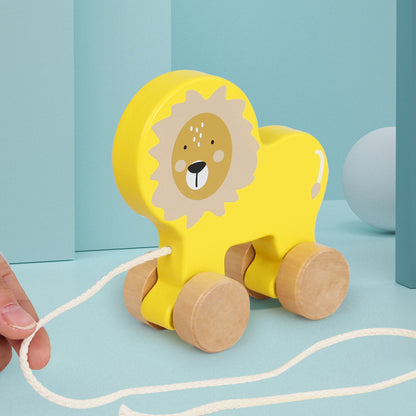 Wooden Animal Tractor Montessori Toys for Toddlers 3
