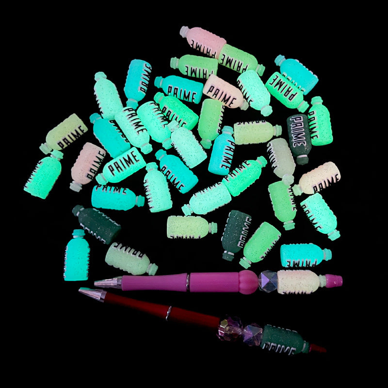 Silicone 3D Focal Beads Luminescent Energy Bottle Front Facing 4