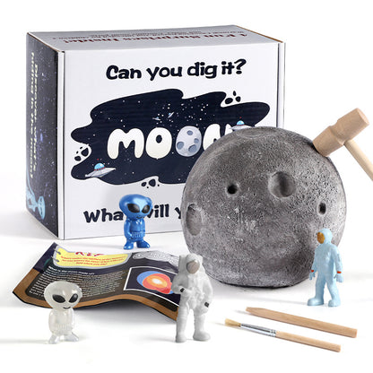 Moon Digging Toy Educational Activity for Kids with Alien Figures 2