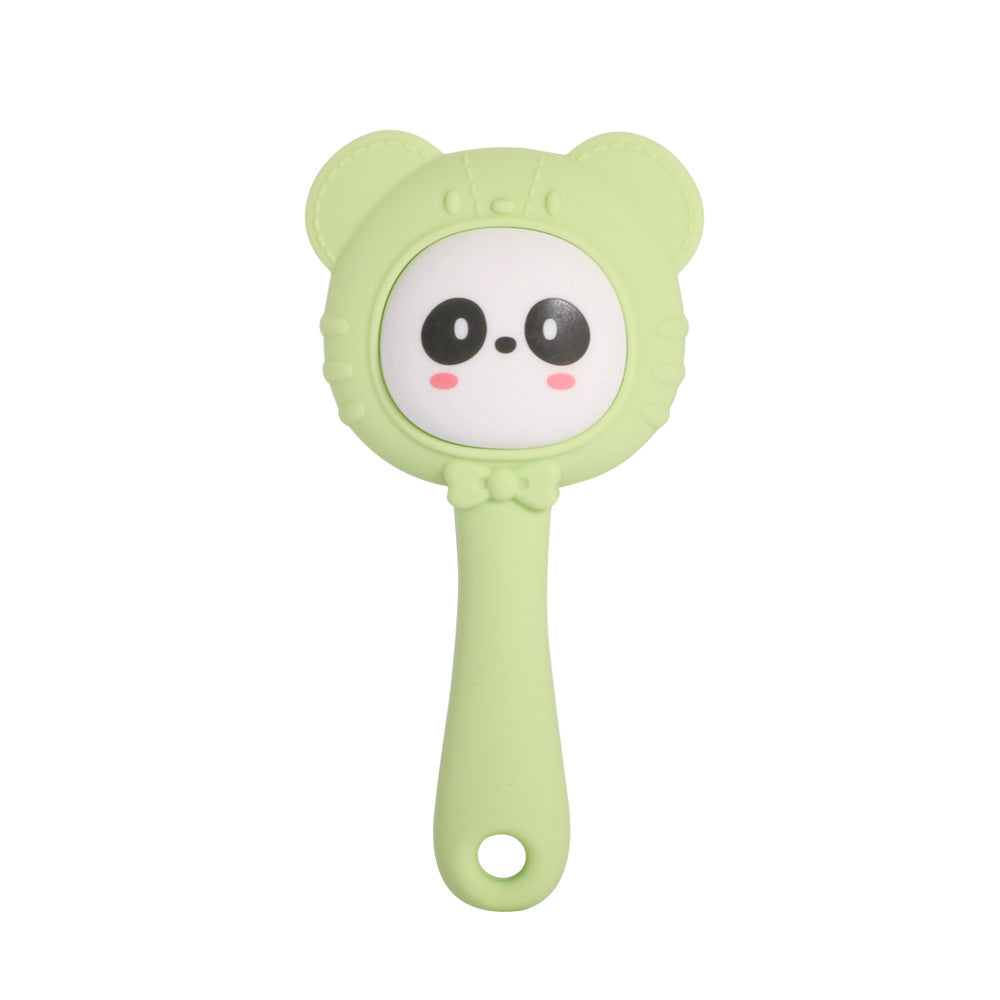 Silicone Baby Teether Toy Hand Bell Shape 2 Pack 9