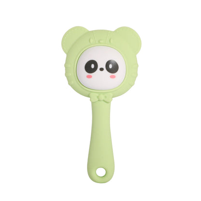 Silicone Baby Teether Toy Hand Bell Shape 2 Pack 9