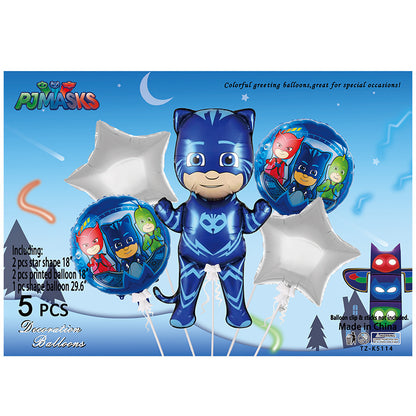 Cartoon Character Foil Balloon Set Kids Party Decoration 2 Sets 39