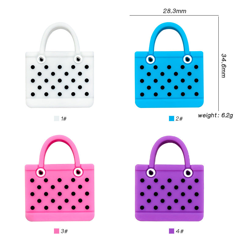 20Pcs Silicone Focal Beads Simulated Beach Bag Handle Detail 2