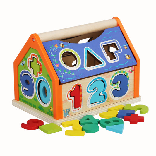 Wooden Montessori Toys Digital Building Blocks for Toddlers