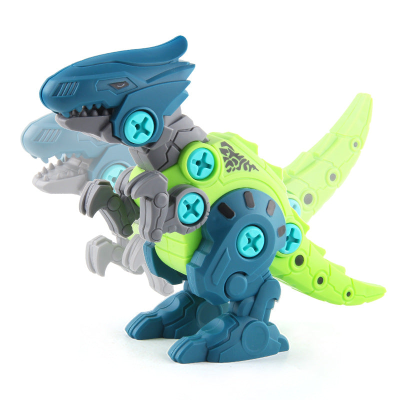 Plastic Dinosaur Building Blocks Educational DIY Construction Toy Set 4