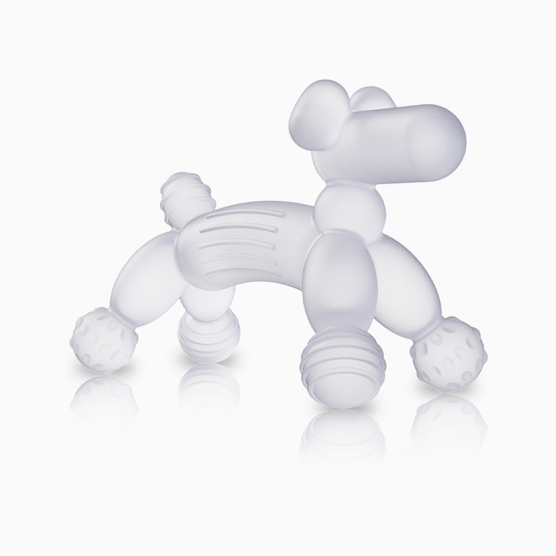 Silicone Baby Teething Toy Balloon Dog Shape for Infant 8