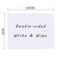 Melamine Double Sided Dry Erase Lapboard Educational Toy 30cm 6