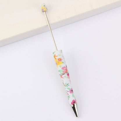 Printed Pattern Beadable Ballpoint Pens DIY Craft Supplies 13