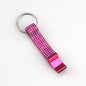 Rhinestone Bottle Opener Functional Aluminum Alloy Keychain 12