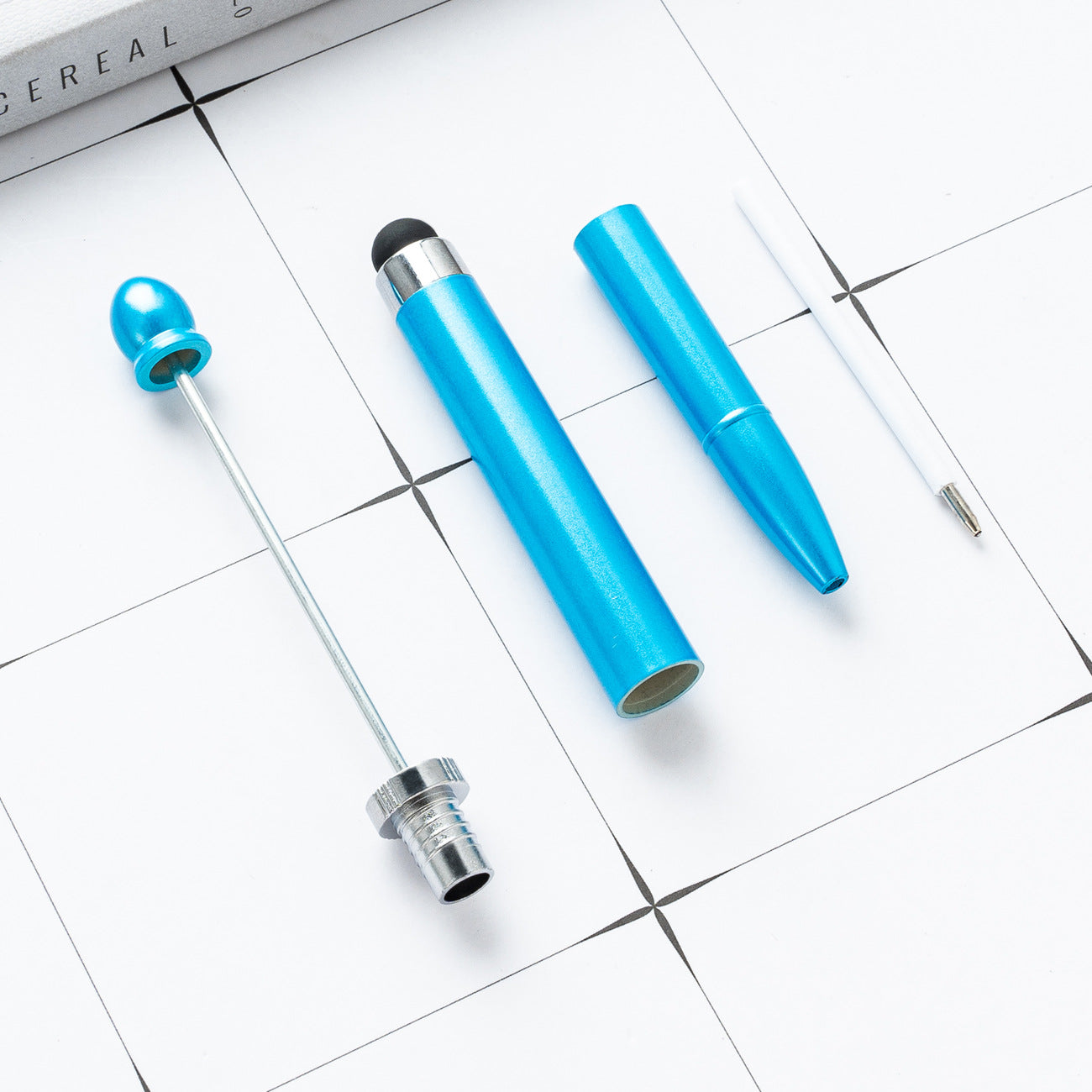 3 In 1 Touch Screen Beadable Ballpoint Pen DIY Craft Supplies 4