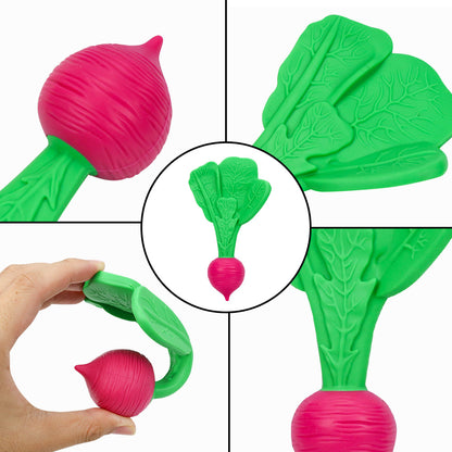 Radish Silicone Teething Toy Baby Teether for Infant 4