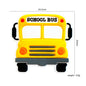 20pcs Silicone Focal Beads School Bus Front Facing Design