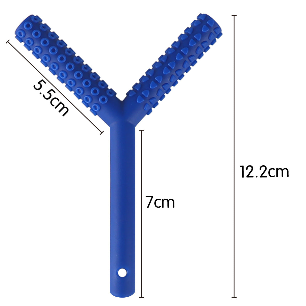 Orthodontic Y Shaped Silicone Teether Toy for Babies 9