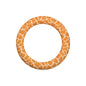 65mm Printed Silicone Beads Rings Multi Color Design 29