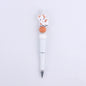 Cartoon Animal Silicone Beaded Pens Handmade Novelty Pen Gift 12