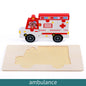 Wooden Building Blocks Animal Traffic Shapes Matching 3D Puzzle Toy 29