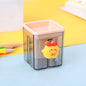 Cartoon Double Hole Manual Pencil Sharpener Plastic 4.8x4x4cm 9