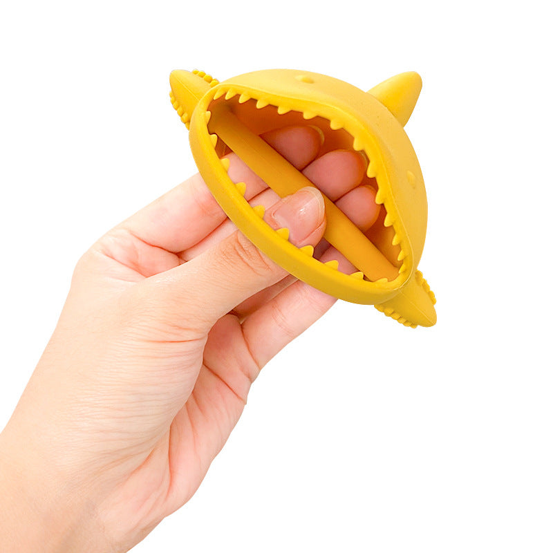 Silicone Shark Baby Teething Toy Handheld Teether for Baby 3
